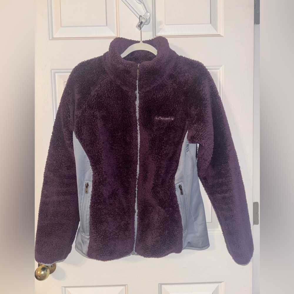 Columbia Deep Purple Fleece Jacket size Large